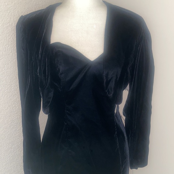 Nikki Velvet SZ 6P 2 picks comes with a bolero jacket NWT 1980s - Picture 3 of 8